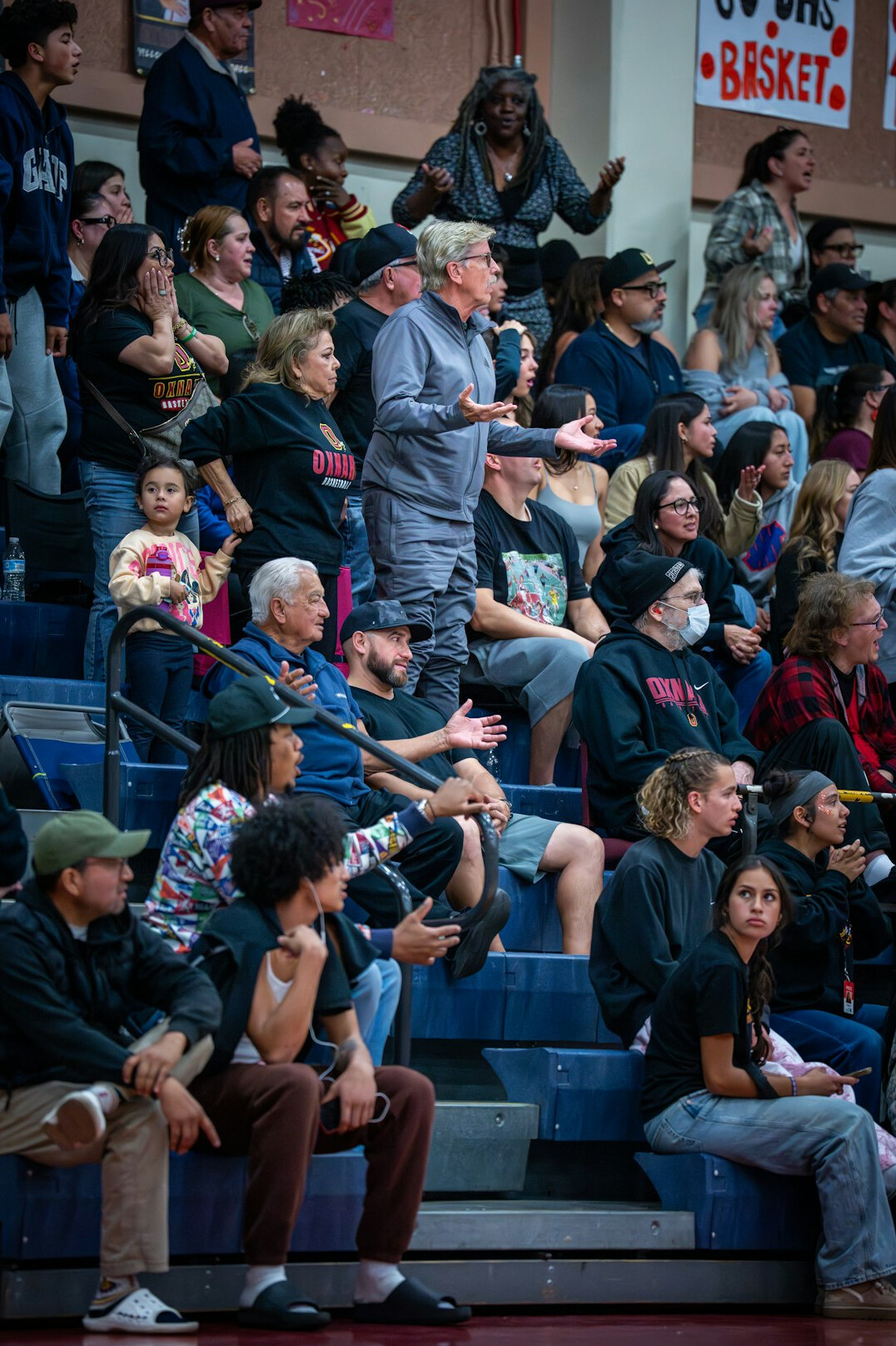 Experienced director speaking to a seated audience of students